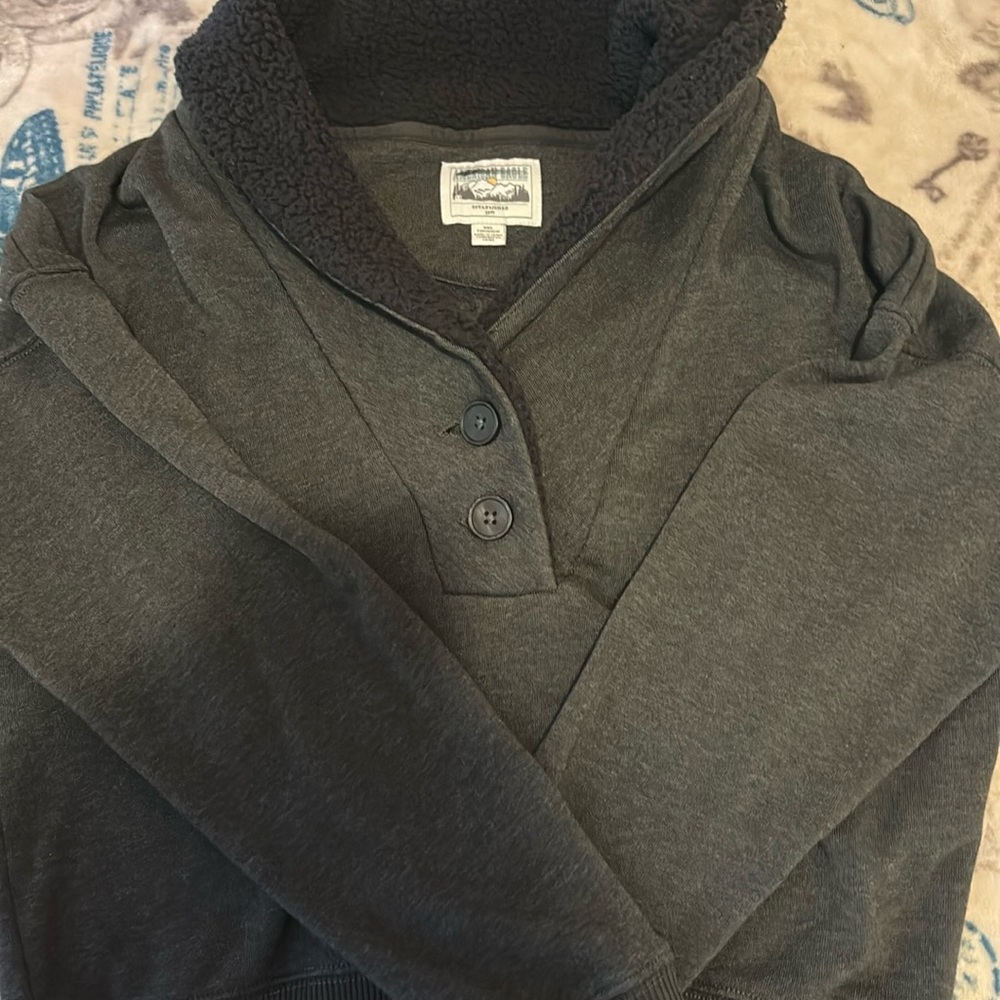 comfortable cropped sweater